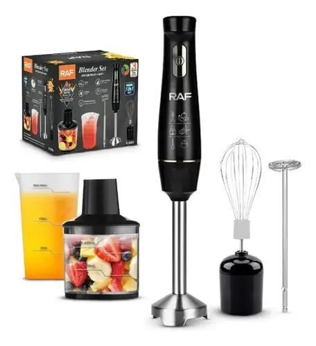 Mini Pimer Raf 5 en 1 Negro 300W Picador Batidora R.309B - Image 2