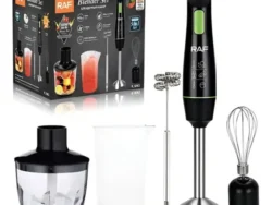Mini Pimer Raf 5 en 1 Negro 300W Picador Batidora R.309B