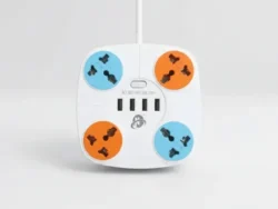 Zapatilla Electrica Prolongador Alargue Enchufe + Usb 1.8 Mt F-1