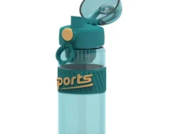 Botella Sport Deportiva 500 Ml Plástico Antigoteo Celeste con Infusor