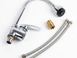 Grifería de Alta Tecnología Lambo Tech Monocomando con Cuello Flexible A-XT-010