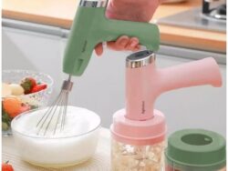 Batidora Inalambrica Diseño Pistola con Envase