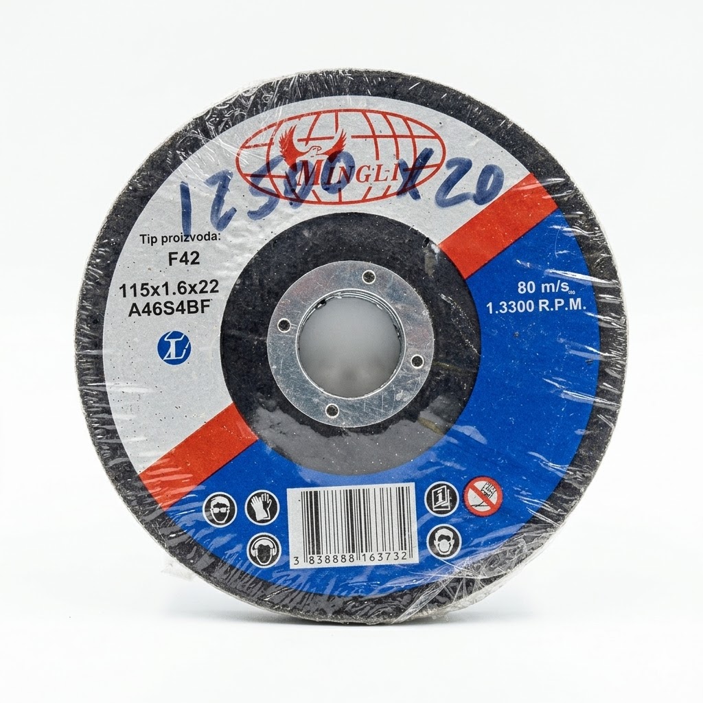 Disco de Corte para Metal y Acero 115mm MINGLI Pack x 24 Unidades