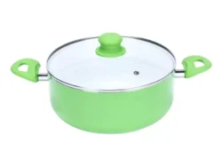 Cacerola Olla 22cm Carol Ceramica Tapa Vidrio Antiadherente 4722