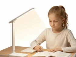 Lampara plegable Escritorio LED Recargable Soporte Celular Táctil T60 LUZ-11