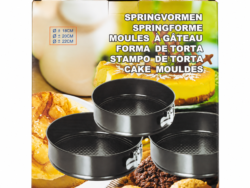 Set Torteras Desmontables X3 (18-20-22 Cm) Xiu Ming X-1696
