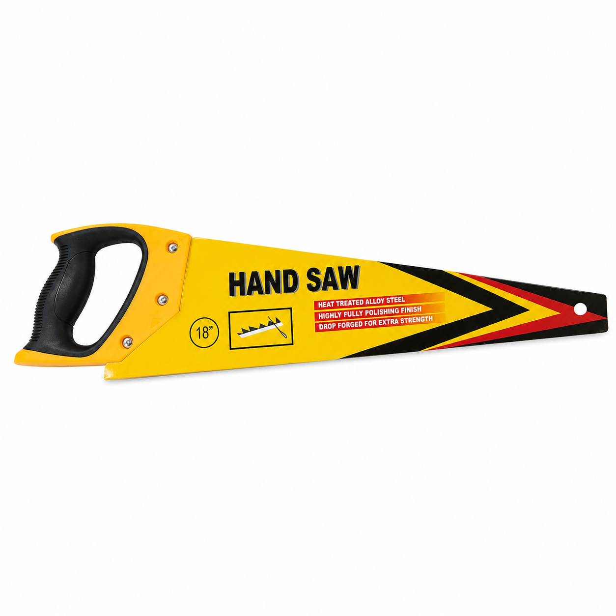 Serrucho Mango Amarillo Manual 18" Reforzado para Madera S1744