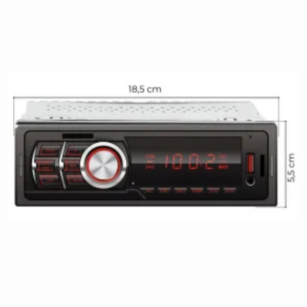 Estereo Fijo Para Auto XbTqd 1786E HT-501 - Image 2