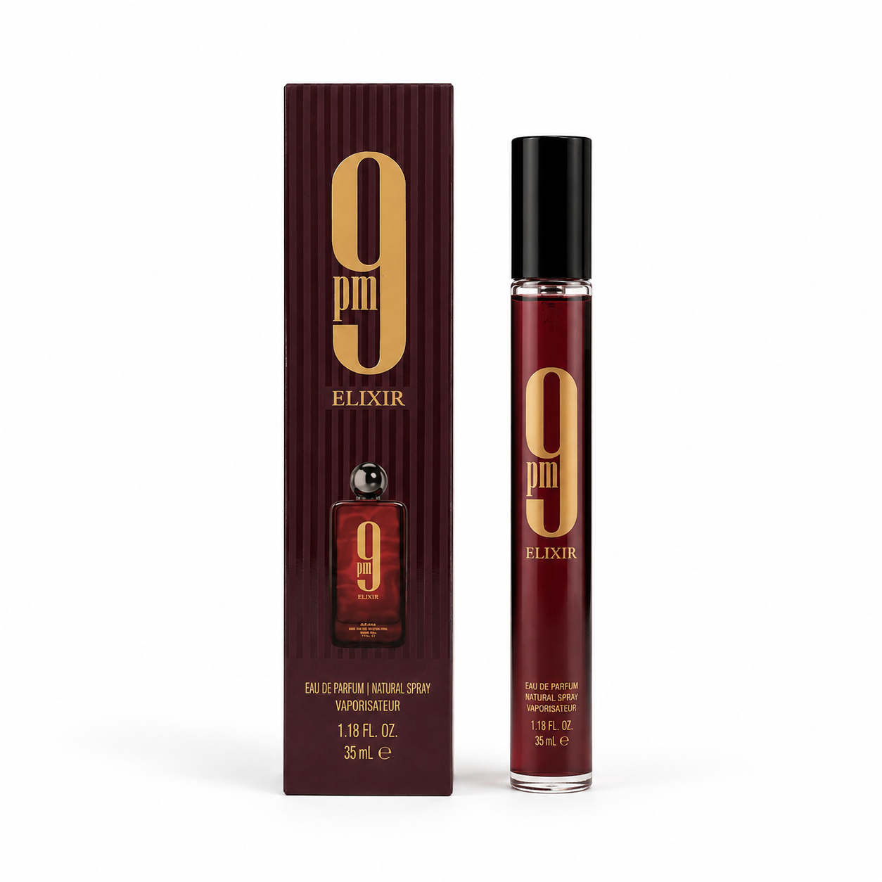 Mini Perfume 9pm Elixir Tubo 35ml