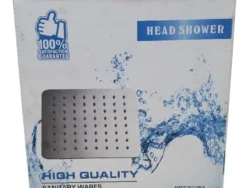 Ducha Regadera Acero Inoxidable Cromada De Lujo 8'' 2115