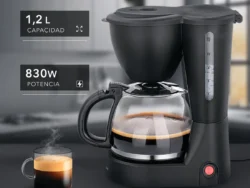 Cafetera De Filtro Suono 12 tazas 1.2L 830W Semiautomatica