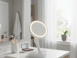 Espejo Maquillaje Exxtra Tech Doble Cara Con Luz Led XX0036