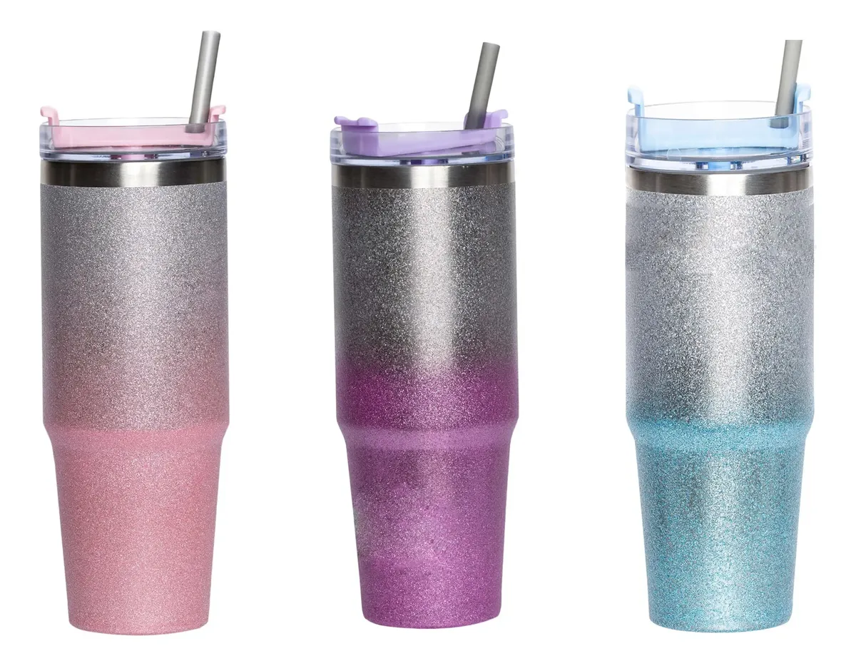 Vaso Frio Calor Termico Acero Inoxidable Viaje Colores 900ml JFY-2402 - Image 2