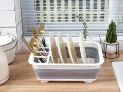 Soporte Plegable Para Platos Y Cubiertos Organizador Dish Drying GT083
