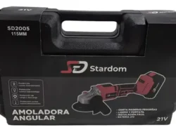 Amoladora Angular Stardom 115mm Inalámbrica Con 2 Baterías SD2005