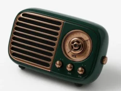 Parlante Radio Fm Diseño Retro Portátil Bluetooth Gts-1959