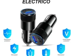 Cargador Adaptador Auto Usb - Tipo C + Tipo A KF-502 38w