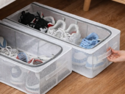 Zapatero Caja transparente con Ventana de Malla 60x30x15 DK2389
