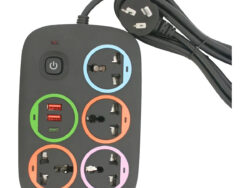 Zapatilla Alargue Enchufe 4 Tomas F7-3u + 2 Usb + Tipo C