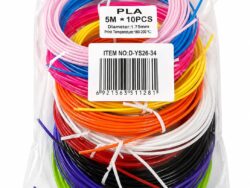 Filamento Para Lapiz 3d 10 Colores 5M Alta Temperatura YS26-36