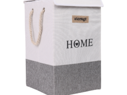 Laudry Blanco Bolsa De Tela Con Tapa HOG0689BLA