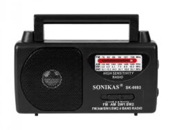 Radio Retro Negro Suono AYV0471NEG