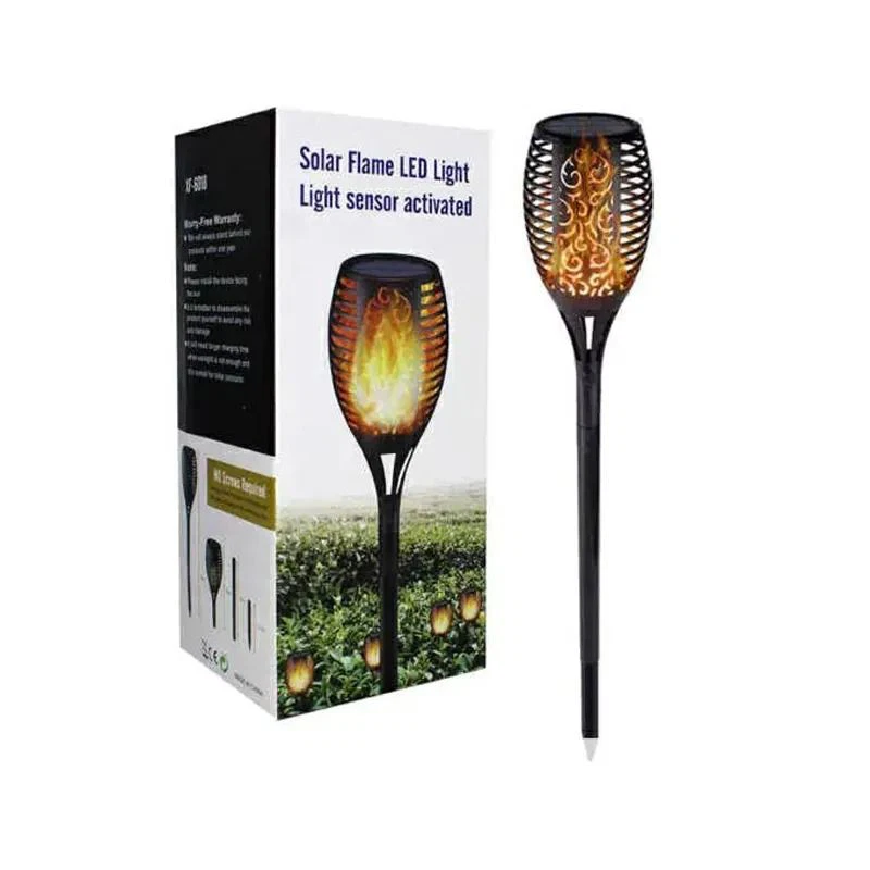 Linterna solar LED con efecto de llama para exteriores KM-2003/SOL-02