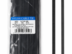 Precinto Nylon Negro De 3.6*250mm 150 PCS