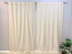 Cortina de Ambiente Simil Tusor Blanco Paris C4067 1.40x2.20mt
