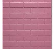 Vinilo Placa 3D Pared Autoadhesiva 3d Subway 70x77 Color Rosa 3DPLAIN.PINK