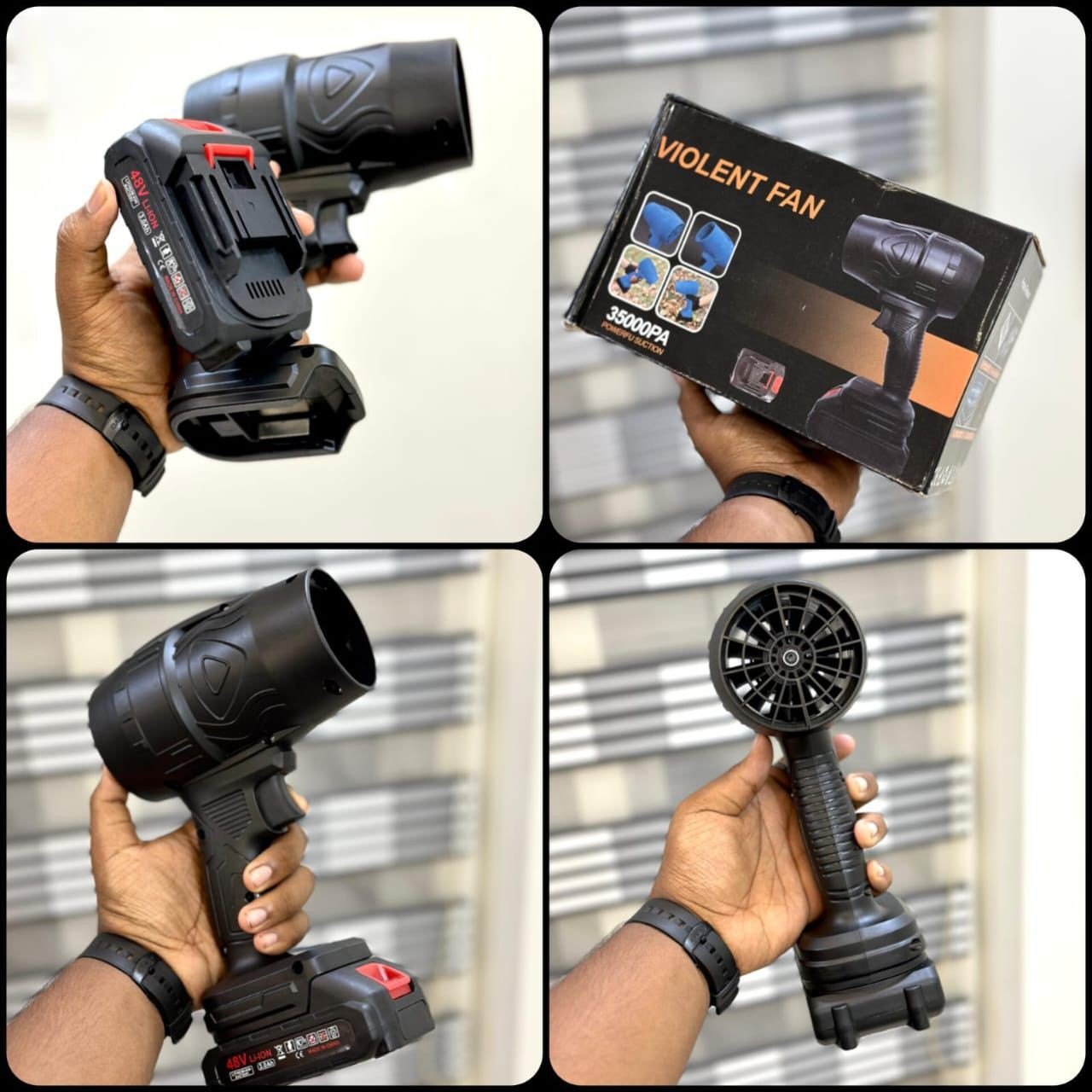 Soplador de aire Inalámbrico Violent de 48 V Hytoshy EB-66