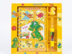 Set de Regalo Infantil Premium Diary Cuadernito + Lapicera Multifunción CSJ-720