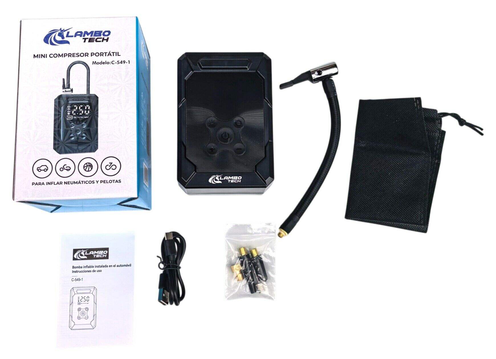 Mini Compresor Portatil Lambo Tech C-549-1