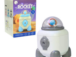 Mini Lampara LED Con Forma de Cohete Rocket Q1014
