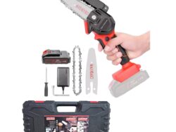 Mini Motosierra Electrica A Bateria Hytoshy 9996