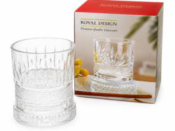 Vaso Whisky Giratorio Vidrio Royal Design 2322