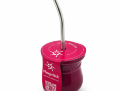 Mate Macizo Con Bombilla De Metal B6005 Magiclick