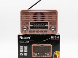 Radio Golon FM/AM Pendrive RX-7071S Caja Negra RX-6060BT