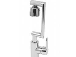 Griferia Monocomando Plateado Rotacion 360 BF34