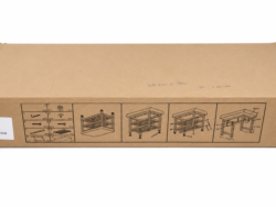 Organizador Esquinero Multiuso de Metal con 2 Bandejas 80cm X 80cm NO:80