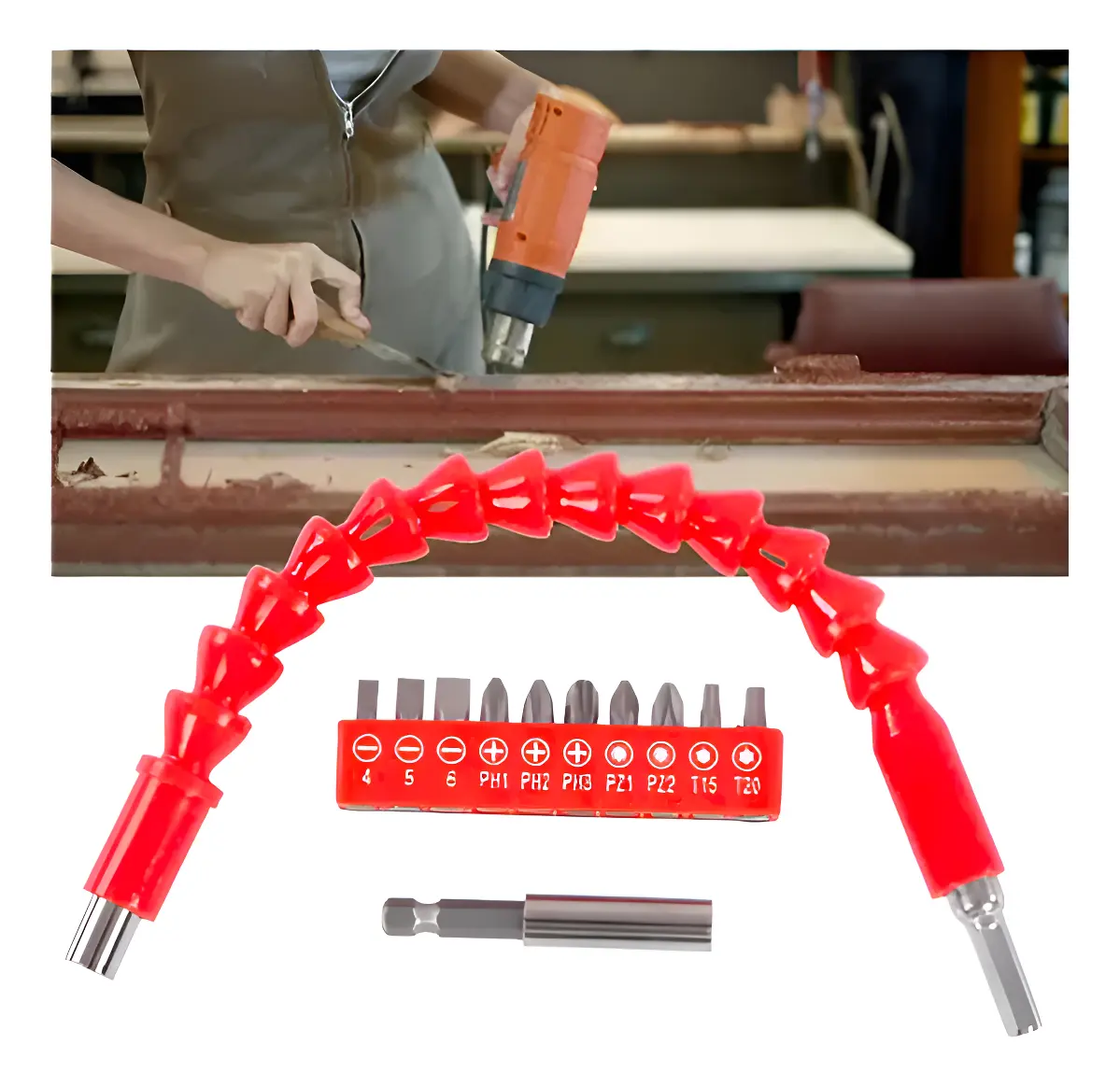 Set Destornillador Flexible 10 Puntas C2290 LYD TOOLS - Image 2