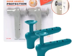 Pack x 2 Protectores de Manija Para Puerta Anti Golpes Weikang 2275