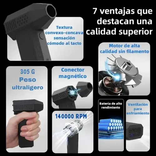 Mini Soplador De Aire Turbo 7400 OM - Image 2