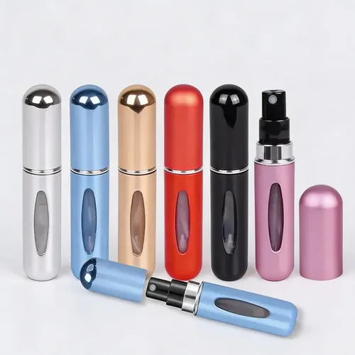 Mini Perfumero Recargable 5ml Colores Surtidos 0743