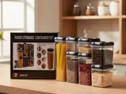 Set X7 Contenedores Hermeticos Apilables Cocina D263102 OM