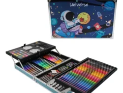 Set Arte Infantil Niños 145 Piezas Maletín Metalico Melech-532