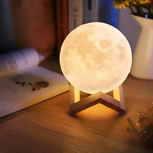 Mini Lampara Led Luna 3D RGB LUZ-04