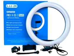 Aro Luz Led 10" 26cm 3 Tonos Sin Trípode ARO-WH-26 LJJ-26