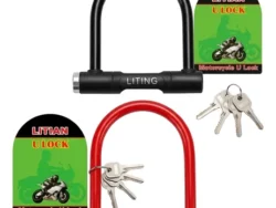 Linga Traba Disco Cadena U Tipo U-lock Bicicleta Moto 10061