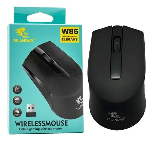 Mouse Inalambrico Yelandar W86 Gamer Oficina